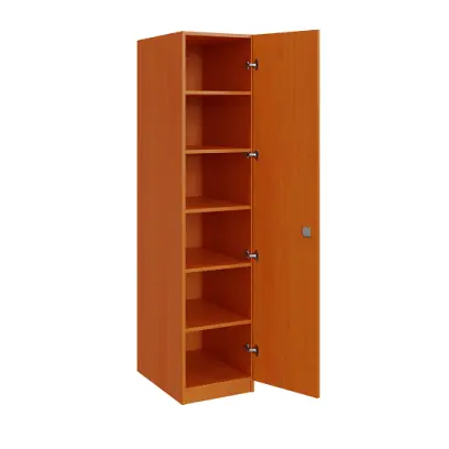 Q 14-40 skříň šatní, 1-dvéřová, 400x600x1800mm, třešeň šumavská